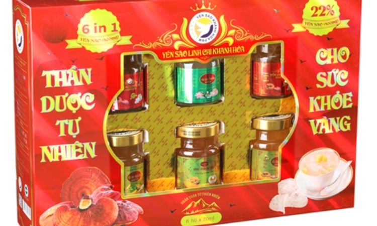 Nước yến hạt chia Linh Chi Khánh Hòa