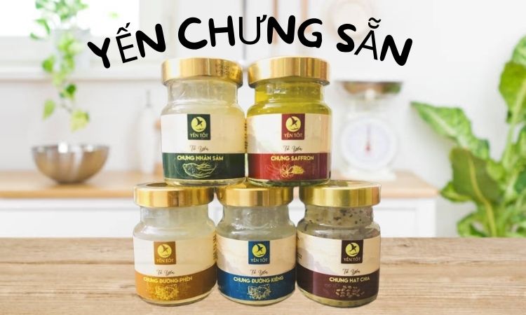 Sản phẩm yến chưng sẵn tại Yến Tốt