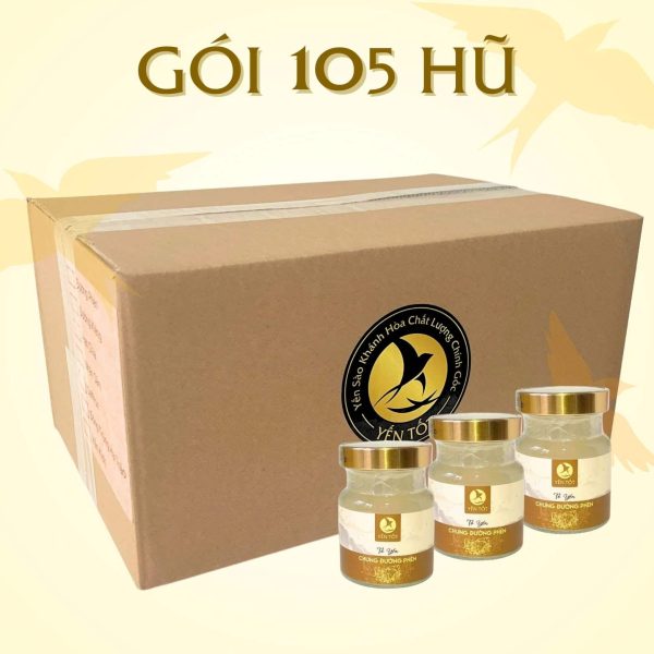 Yến chưng sẵn chất lượng combo 105 hủ