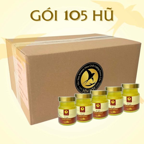 Yến chưng sẵn chất lượng combo 105 hủ