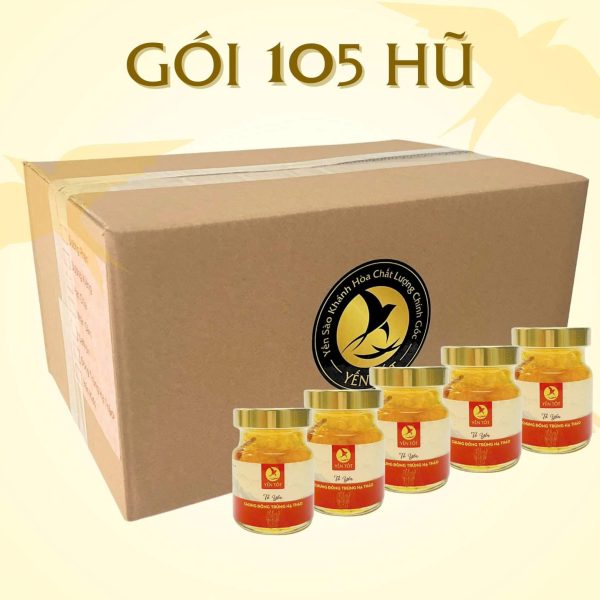 Yến chưng sẵn chất lượng combo 105 hủ