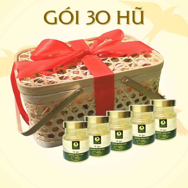 yến chưng sẵn chất lượng combo 30 hủ