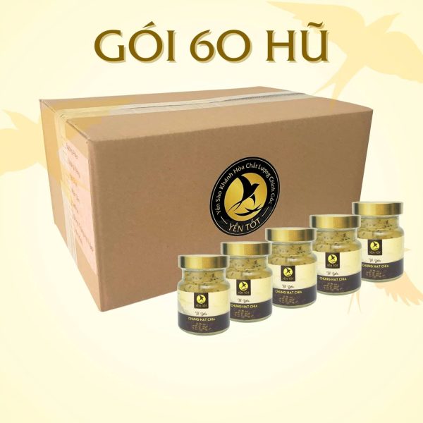 Yến chưng sẵn chất lượng combo 60 hủ